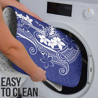 Blue Hawaii Bathroom Set Hammerhead Shark Tattoo Curve Polynesian - Polynesian Pride