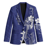 Blue Hawaii Blazer Hammerhead Shark Tattoo Curve Polynesian - Polynesian Pride