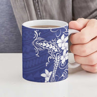 Blue Hawaii Ceramic Mug Hammerhead Shark Tattoo Curve Polynesian LT14 - Polynesian Pride
