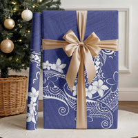 Blue Hawaii Wrapping Paper Hammerhead Shark Tattoo Curve Polynesian LT14 - Polynesian Pride