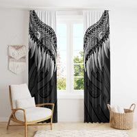 Poutama Korowai New Zealand Window Curtain Aotearoa Maori Tattoo - Polynesian Pride