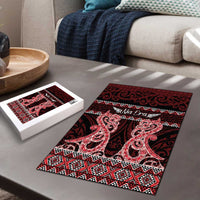 Kia Ora New Zealand Puzzle Maori Language Week Whero Taniko Motif - Polynesian Pride