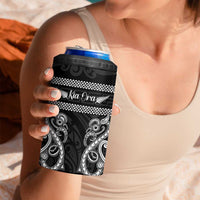 Kia Ora New Zealand 4 in 1 Can Cooler Tumbler Maori Language Week Pango Taniko Motif - Polynesian Pride