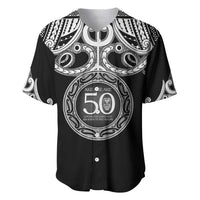 Kia Kaha Te Reo Maori New Zealand Baseball Jersey 50th Anniversary Ake Ake Ake - Polynesian Pride
