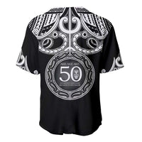 Kia Kaha Te Reo Maori New Zealand Baseball Jersey 50th Anniversary Ake Ake Ake - Polynesian Pride