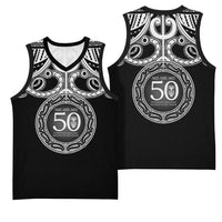 Kia Kaha Te Reo Maori New Zealand Basketball Jersey 50th Anniversary Ake Ake Ake - Polynesian Pride