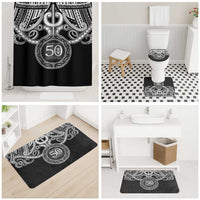 Kia Kaha Te Reo Maori New Zealand Bathroom Set 50th Anniversary Ake Ake Ake - Polynesian Pride