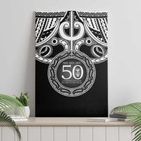 Kia Kaha Te Reo Maori New Zealand Canvas Wall Art 50th Anniversary Ake Ake Ake - Polynesian Pride