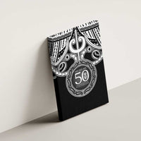 Kia Kaha Te Reo Maori New Zealand Canvas Wall Art 50th Anniversary Ake Ake Ake - Polynesian Pride