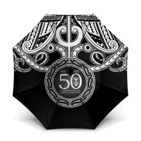 Kia Kaha Te Reo Maori New Zealand Umbrella 50th Anniversary Ake Ake Ake - Polynesian Pride