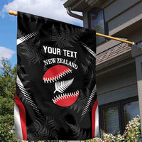 Custom New Zealand Silver Fern Softball Garden Flag Go Aotearoa LT14 - Polynesian Pride