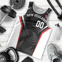 Custom New Zealand Silver Fern Softball Men Tank Top Go Aotearoa LT14 - Polynesian Pride