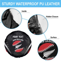 Custom New Zealand Silver Fern Softball Spare Tire Cover Go Aotearoa LT14 - Polynesian Pride