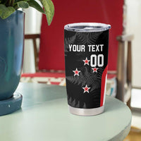 Personalised New Zealand Silver Fern Softball Tumbler Cup Go Aotearoa LT14 - Polynesian Pride