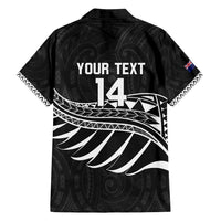 Custom Aotearoa Ice Hockey Family Matching Tank Maxi Dress and Hawaiian Shirt NZ Tiki Mascot - Maori Pattern