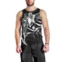 Custom Aotearoa Ice Hockey Men Tank Top NZ Tiki Mascot - Maori Pattern LT14 - Polynesian Pride