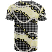 Black Palaka Hawaii T Shirt Kukui Nut Pikake Lei Hawaiian Tapa Pattern LT14 - Polynesian Pride