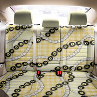 Yellow Palaka Hawaii Back Car Seat Cover Kukui Nut Pikake Lei Hawaiian Tapa Pattern LT14 - Polynesian Pride