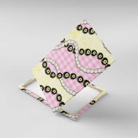 Pink Palaka Hawaii Canvas Wall Art Kukui Nut Pikake Lei Hawaiian Tapa Pattern - Polynesian Pride