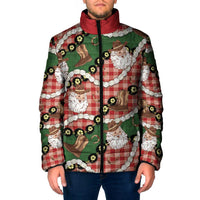 Cowboy Hawaii Mele Kalikimaka Padded Jacket Paniolo Kukui Nut Pikake Lei Red Version LT14 Men Red - Polynesian Pride