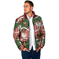 Cowboy Hawaii Mele Kalikimaka Padded Jacket Paniolo Kukui Nut Pikake Lei Red Version LT14 - Polynesian Pride