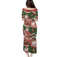 Cowboy Hawaii Mele Kalikimaka Puletasi Paniolo Kukui Nut Pikake Lei Red Version LT14 - Polynesian Pride