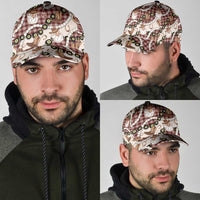 Cowboy Hawaii Mele Kalikimaka Classic Cap Paniolo Kukui Nut Pikake Lei Burgundy Version LT14 - Polynesian Pride