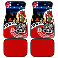 New Zealand Waitangi And ANZAC Day Car Mats Aotearoa Maori Tiki With Last Post LT14 - Polynesian Pride