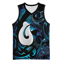 Hei Matau New Zealand Matariki Basketball Jersey NZ Fish Hook Maori Art LT14 Unisex Purple - Polynesian Pride