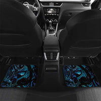 Hei Matau New Zealand Matariki Car Mats NZ Fish Hook Maori Art LT14 Set 2pcs - Back Purple - Polynesian Pride