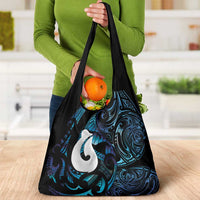 Hei Matau New Zealand Matariki Grocery Bag NZ Fish Hook Maori Art LT14 - Polynesian Pride