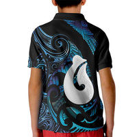 Hei Matau New Zealand Matariki Kid Polo Shirt NZ Fish Hook Maori Art LT14 - Polynesian Pride
