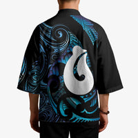 Hei Matau New Zealand Matariki Kimono NZ Fish Hook Maori Art LT14 - Polynesian Pride