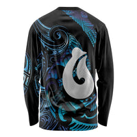 Hei Matau New Zealand Matariki Long Sleeve Shirt NZ Fish Hook Maori Art LT14 - Polynesian Pride