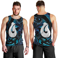 Hei Matau New Zealand Matariki Men Tank Top NZ Fish Hook Maori Art LT14 - Polynesian Pride