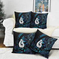 Hei Matau New Zealand Matariki Pillow Cover NZ Fish Hook Maori Art LT14 - Polynesian Pride