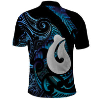 Hei Matau New Zealand Matariki Polo Shirt NZ Fish Hook Maori Art LT14 - Polynesian Pride