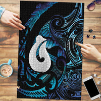 Hei Matau New Zealand Matariki Puzzle NZ Fish Hook Maori Art LT14 Purple - Polynesian Pride