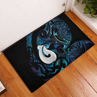 Hei Matau New Zealand Matariki Rubber Doormat NZ Fish Hook Maori Art LT14 - Polynesian Pride