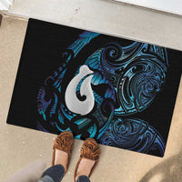 Hei Matau New Zealand Matariki Rubber Doormat NZ Fish Hook Maori Art LT14 - Polynesian Pride