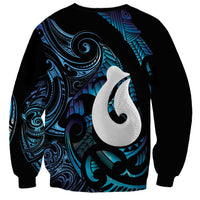 Hei Matau New Zealand Matariki Sweatshirt NZ Fish Hook Maori Art LT14 - Polynesian Pride
