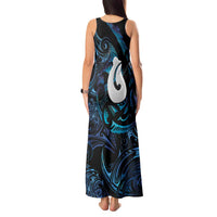 Hei Matau New Zealand Matariki Tank Maxi Dress NZ Fish Hook Maori Art LT14 - Polynesian Pride