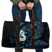 Hei Matau New Zealand Matariki Travel Bag NZ Fish Hook Maori Art LT14 Purple - Polynesian Pride