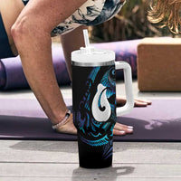 Hei Matau New Zealand Matariki Tumbler With Handle NZ Fish Hook Maori Art LT14 - Polynesian Pride