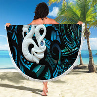 Manaia New Zealand Matariki Beach Blanket NZ Paua Shell Maori Art LT14 - Polynesian Pride