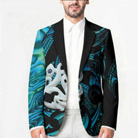 Manaia New Zealand Matariki Blazer NZ Paua Shell Maori Art LT14 - Polynesian Pride