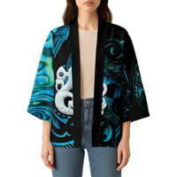 Manaia New Zealand Matariki Kimono NZ Paua Shell Maori Art LT14 - Polynesian Pride