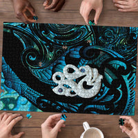 Manaia New Zealand Matariki Puzzle NZ Paua Shell Maori Art LT14 - Polynesian Pride