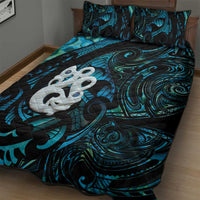 Manaia New Zealand Matariki Quilt Bed Set NZ Paua Shell Maori Art LT14 - Polynesian Pride