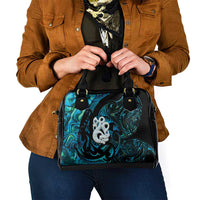 Manaia New Zealand Matariki Shoulder Handbag NZ Paua Shell Maori Art LT14 - Polynesian Pride